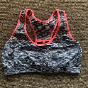 Pink, Black & White sports bra